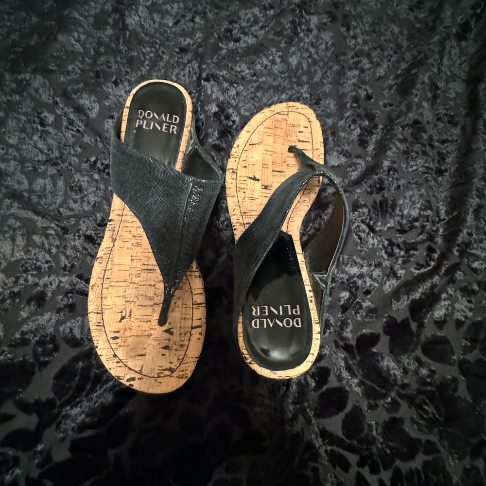 Donald Pliner wedge sandals